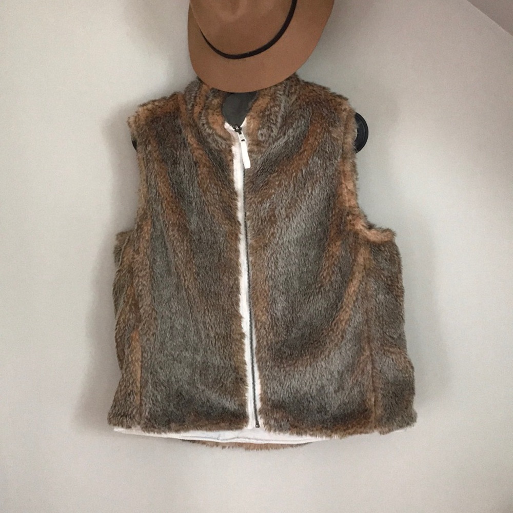 Vintage Reversible Fur Vest